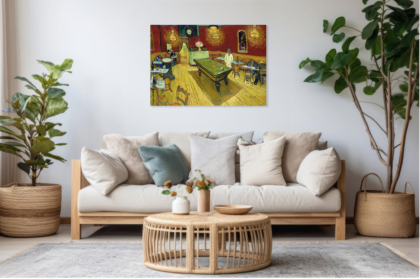 Obraz  The Night Café, Van Gogh Vintage do Salonu