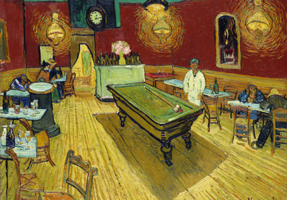 Plakat  The Night Café, Van Gogh Vintage do Salonu