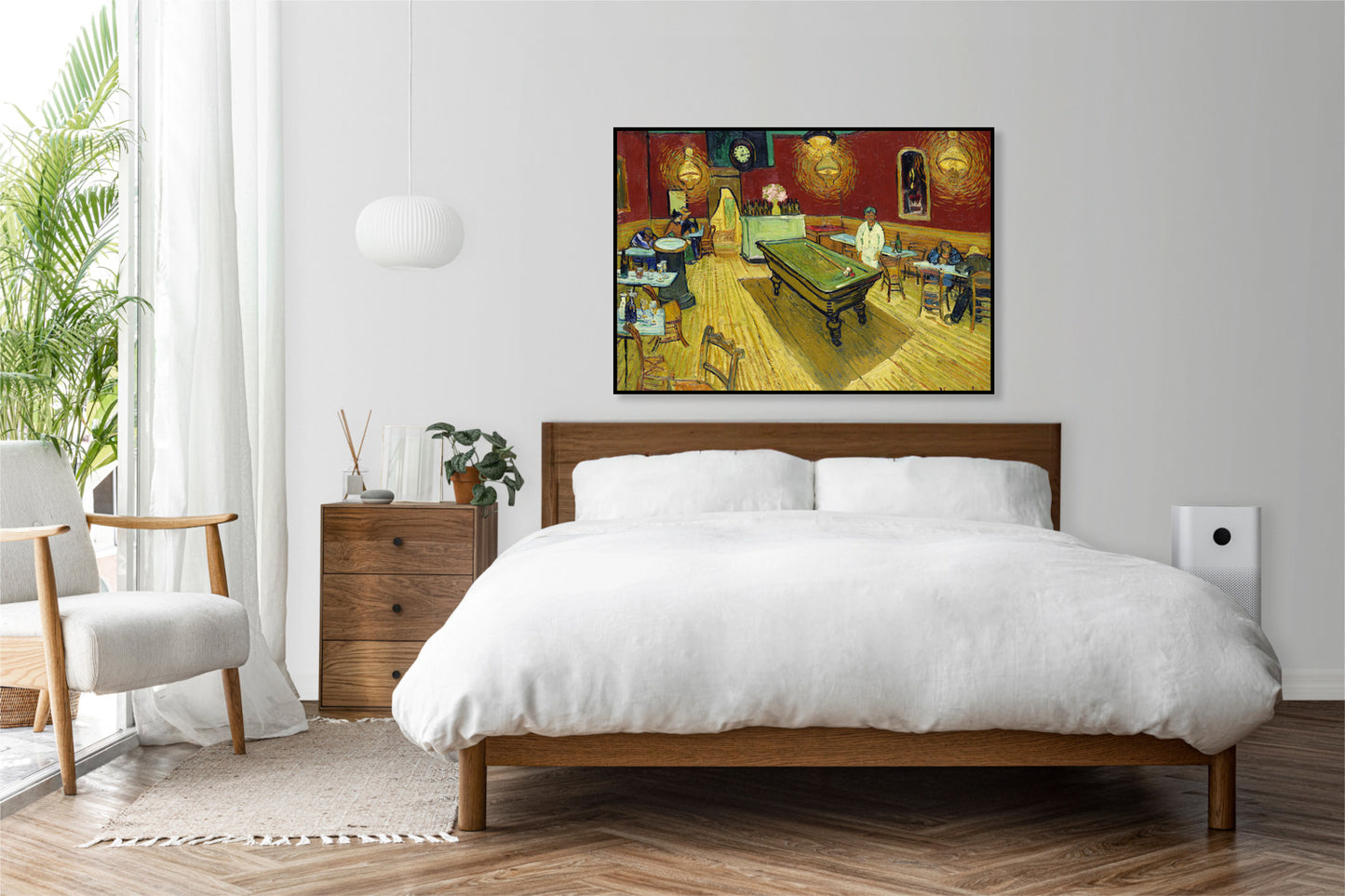 Plakat  The Night Café, Van Gogh Vintage do Salonu