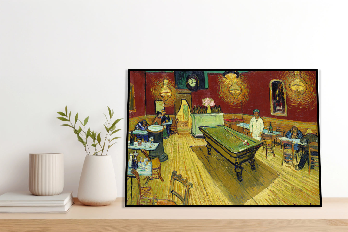 Plakat  The Night Café, Van Gogh Vintage do Salonu