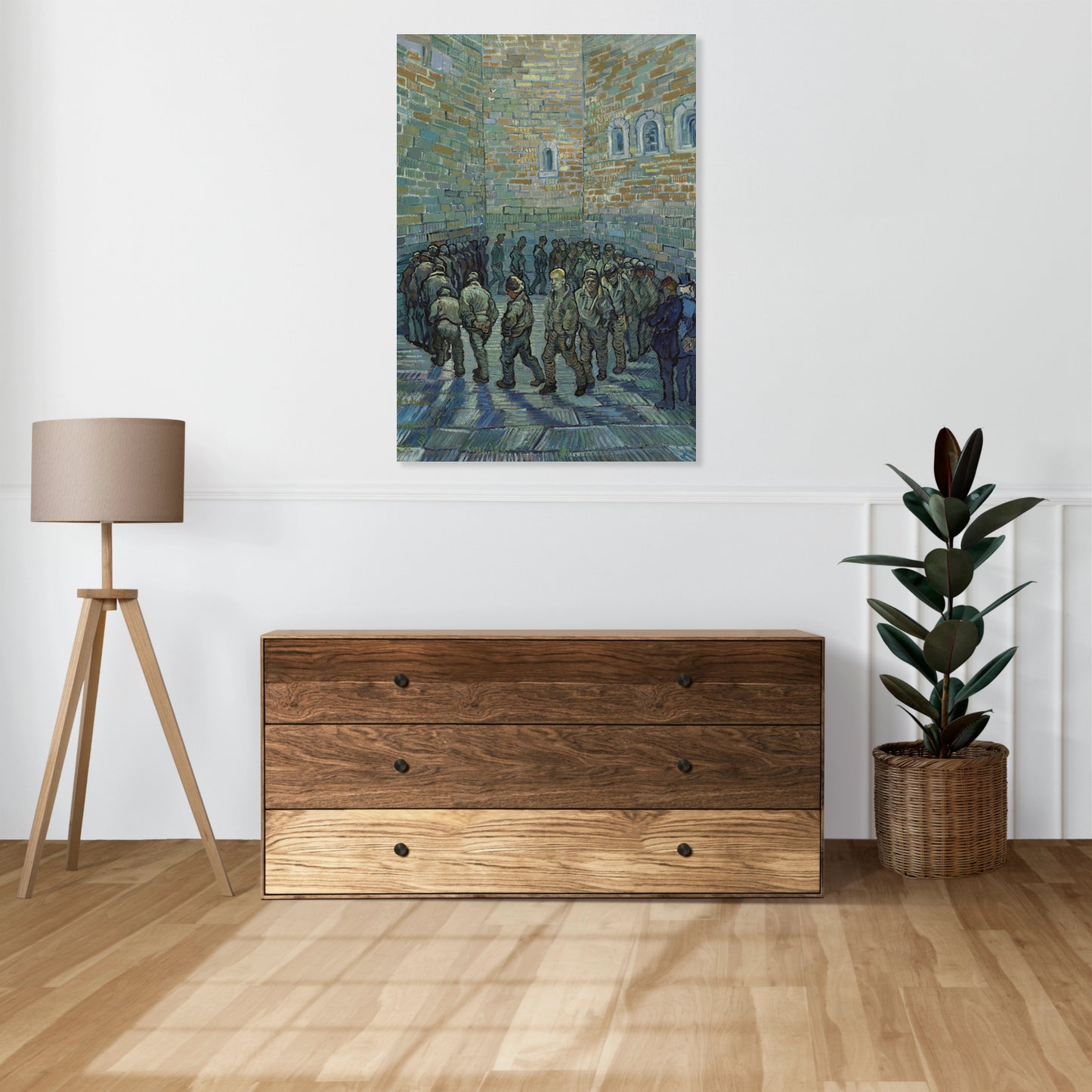 Obraz   Prisoners Exercising, Van Gogh Vintage do Salonu