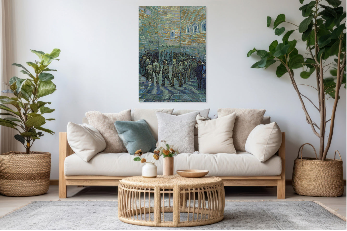 Obraz   Prisoners Exercising, Van Gogh Vintage do Salonu