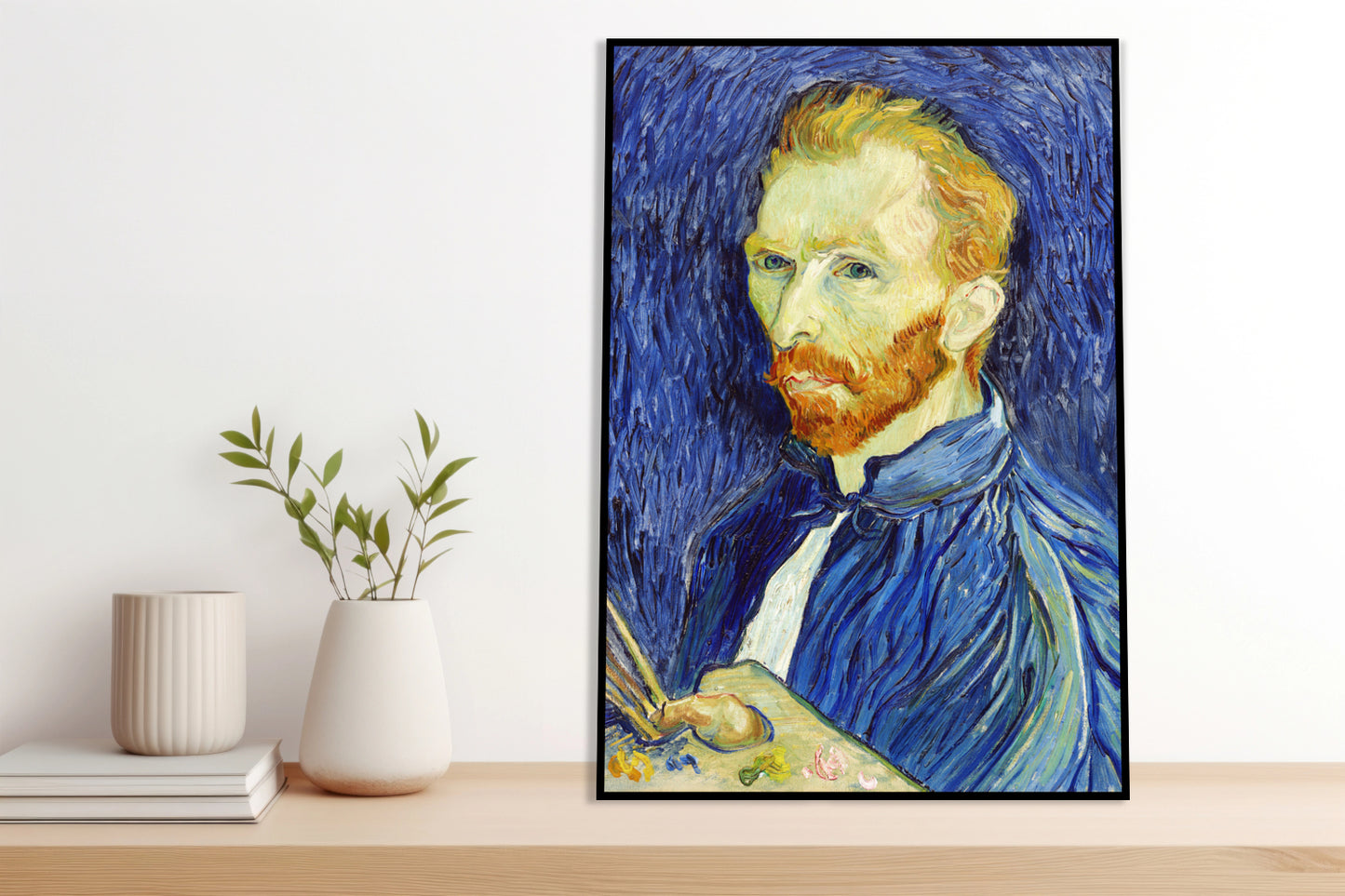 Plakat Autoportret z paletą – Van Gogh