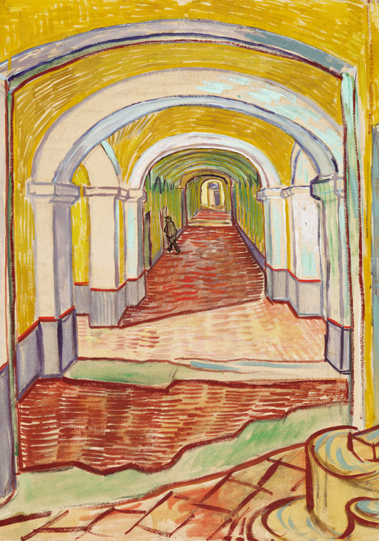 Plakat  Corridor in the Asylum, Van Gogh Vintage