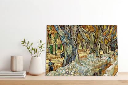 Obraz  The Large Plane Trees, Van Gogh Vintage