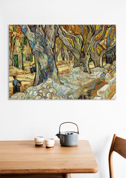 Obraz  The Large Plane Trees, Van Gogh Vintage