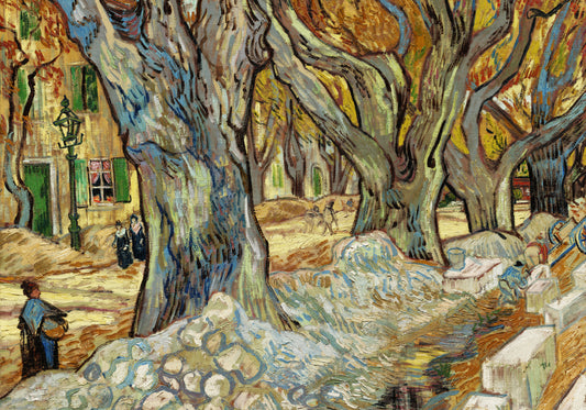 Plakat  The Large Plane Trees, Van Gogh Vintage