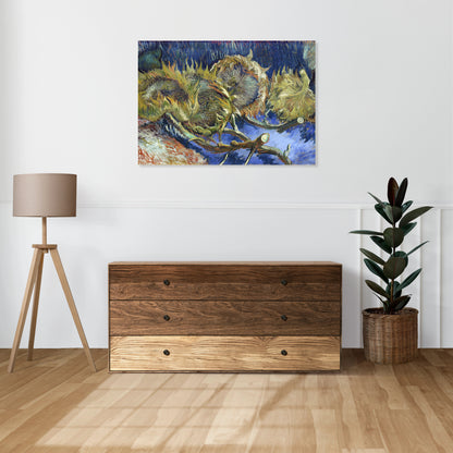 Obraz   Four Withered Sunflowers, Van Gogh Vintage