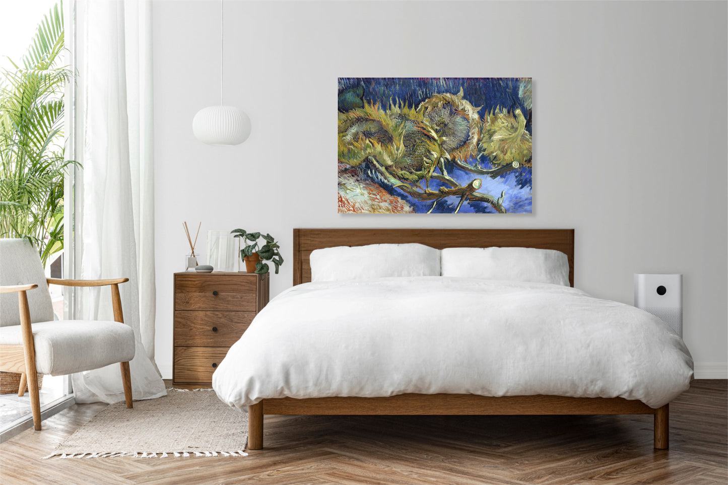 Obraz   Four Withered Sunflowers, Van Gogh Vintage