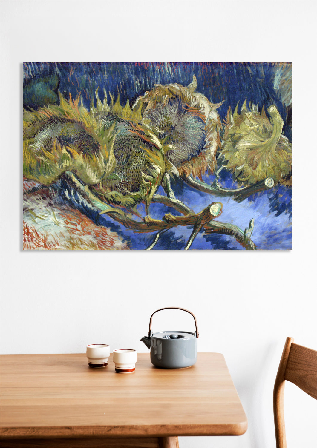 Obraz   Four Withered Sunflowers, Van Gogh Vintage