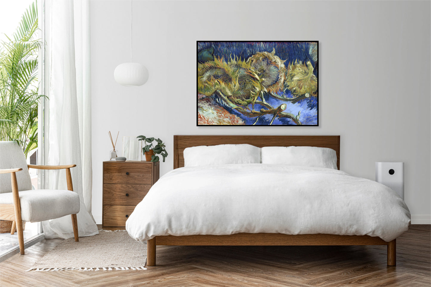 Plakat   Four Withered Sunflowers, Van Gogh Vintage