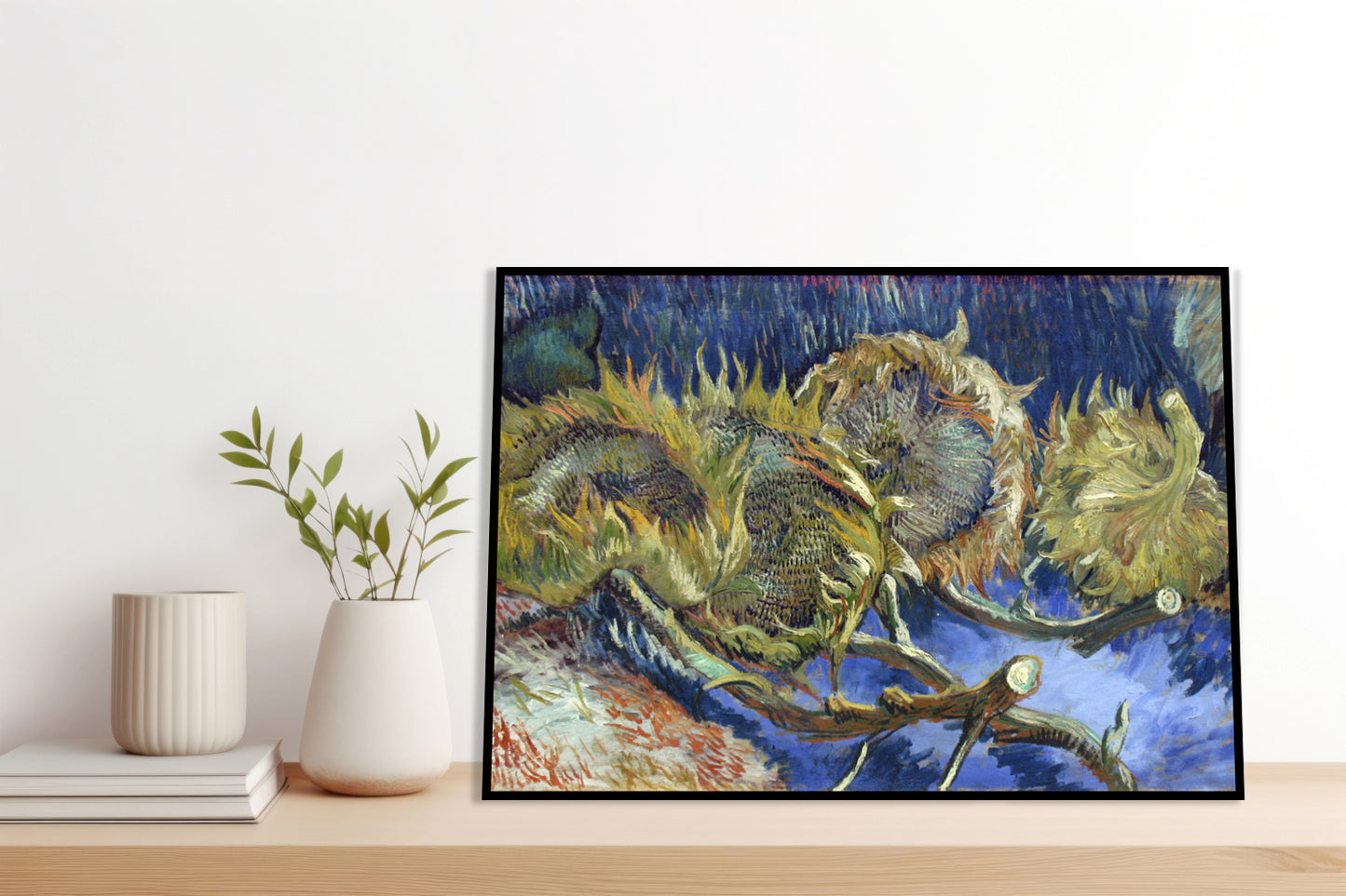 Plakat   Four Withered Sunflowers, Van Gogh Vintage