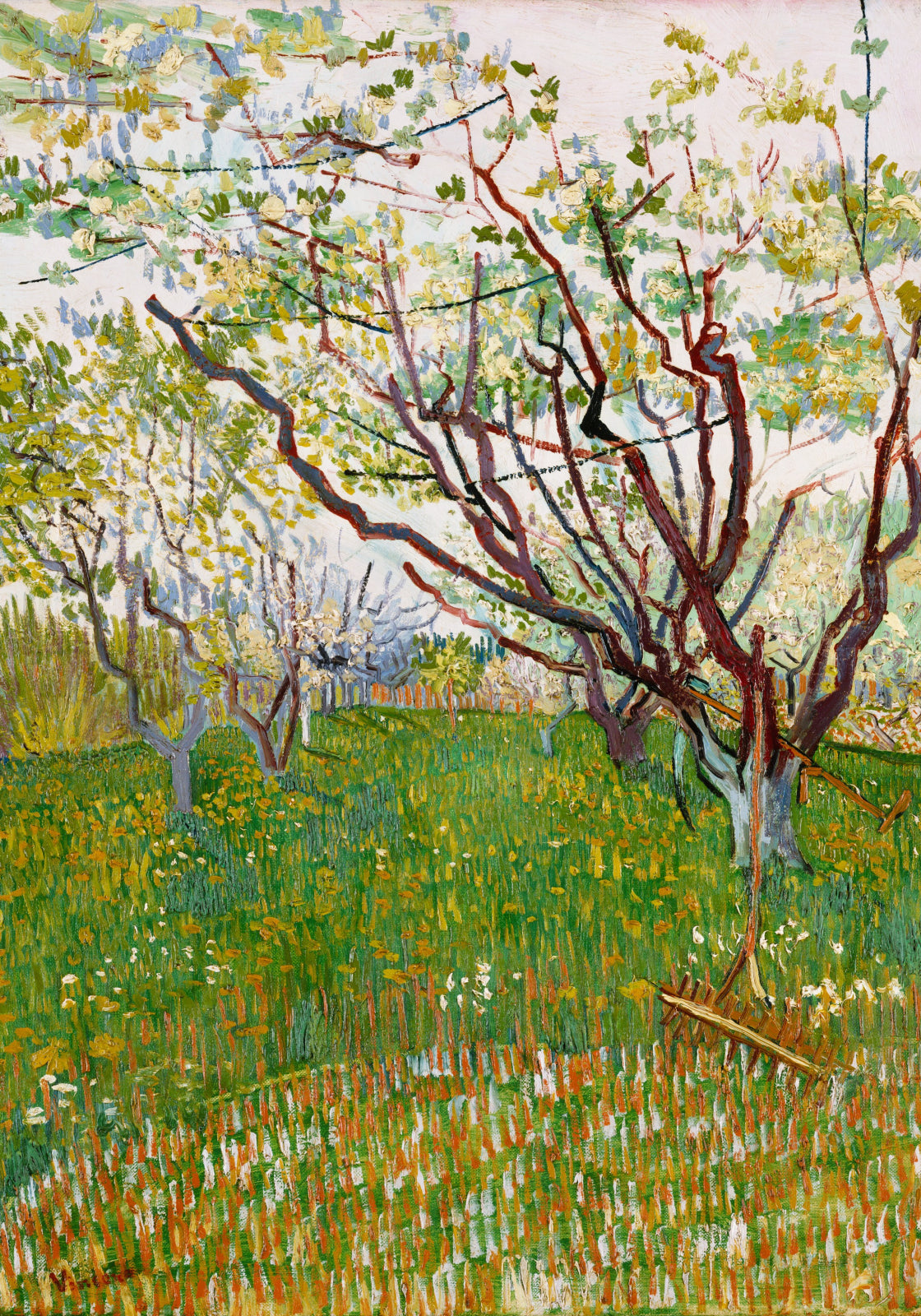Plakat  The Flowering Orchard, Van Gogh Vintage