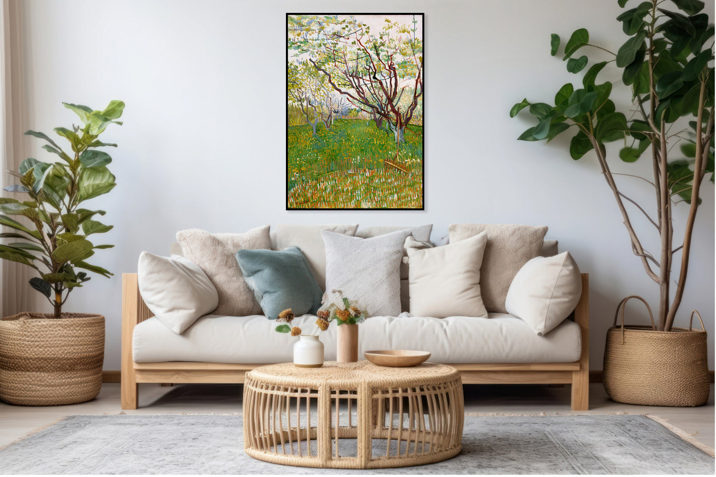 Plakat  The Flowering Orchard, Van Gogh Vintage