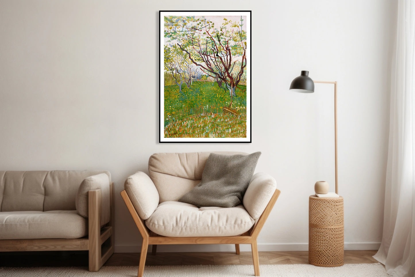 Plakat  The Flowering Orchard, Van Gogh Vintage
