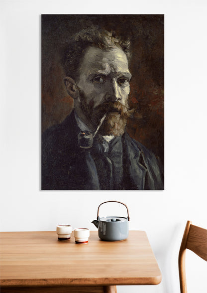 Obraz   Self-Portrait with Pipe, Van Gogh Vintage