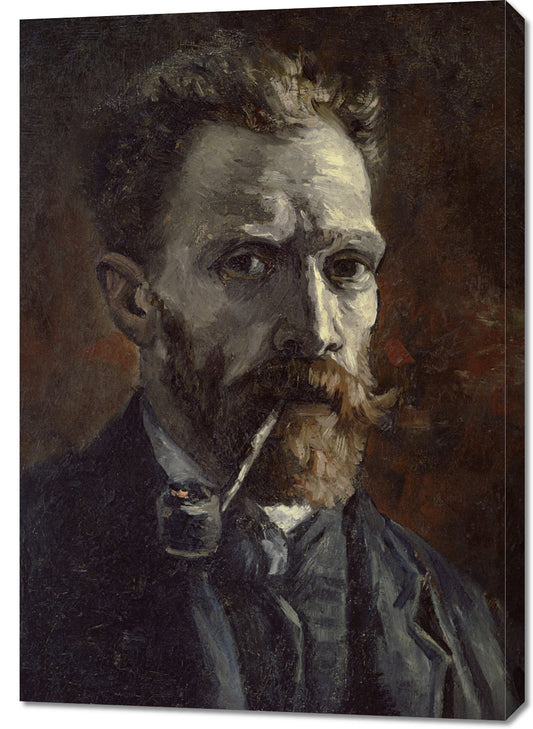 Obraz   Self-Portrait with Pipe, Van Gogh Vintage
