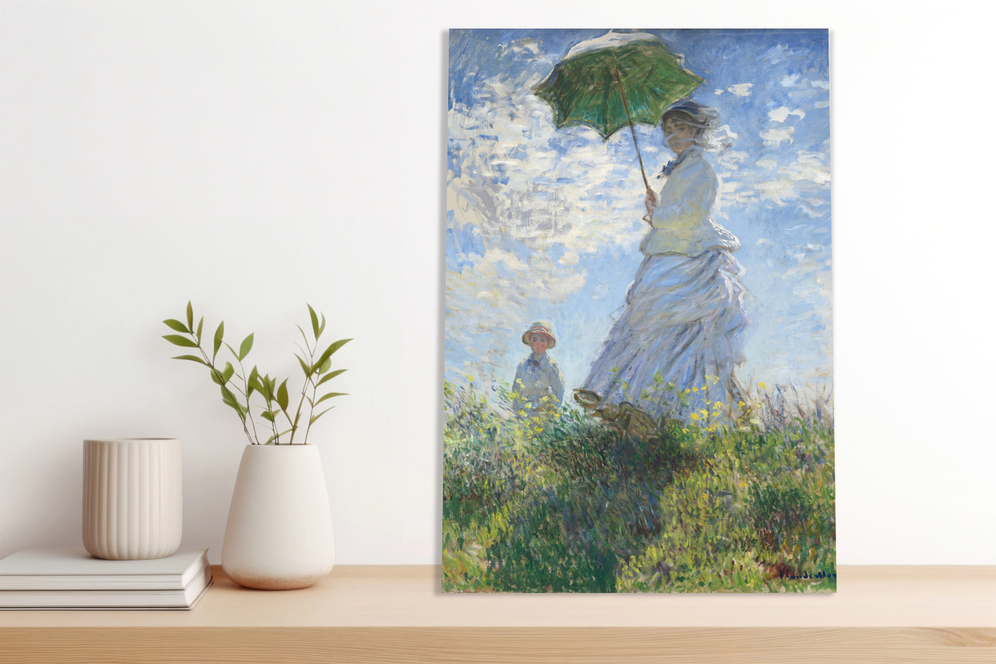 Obraz  Madame Monet and Her Son, Monet Vintage