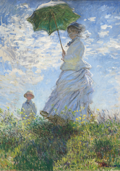 Plakat Kobieta z parasolką – Claude Monet