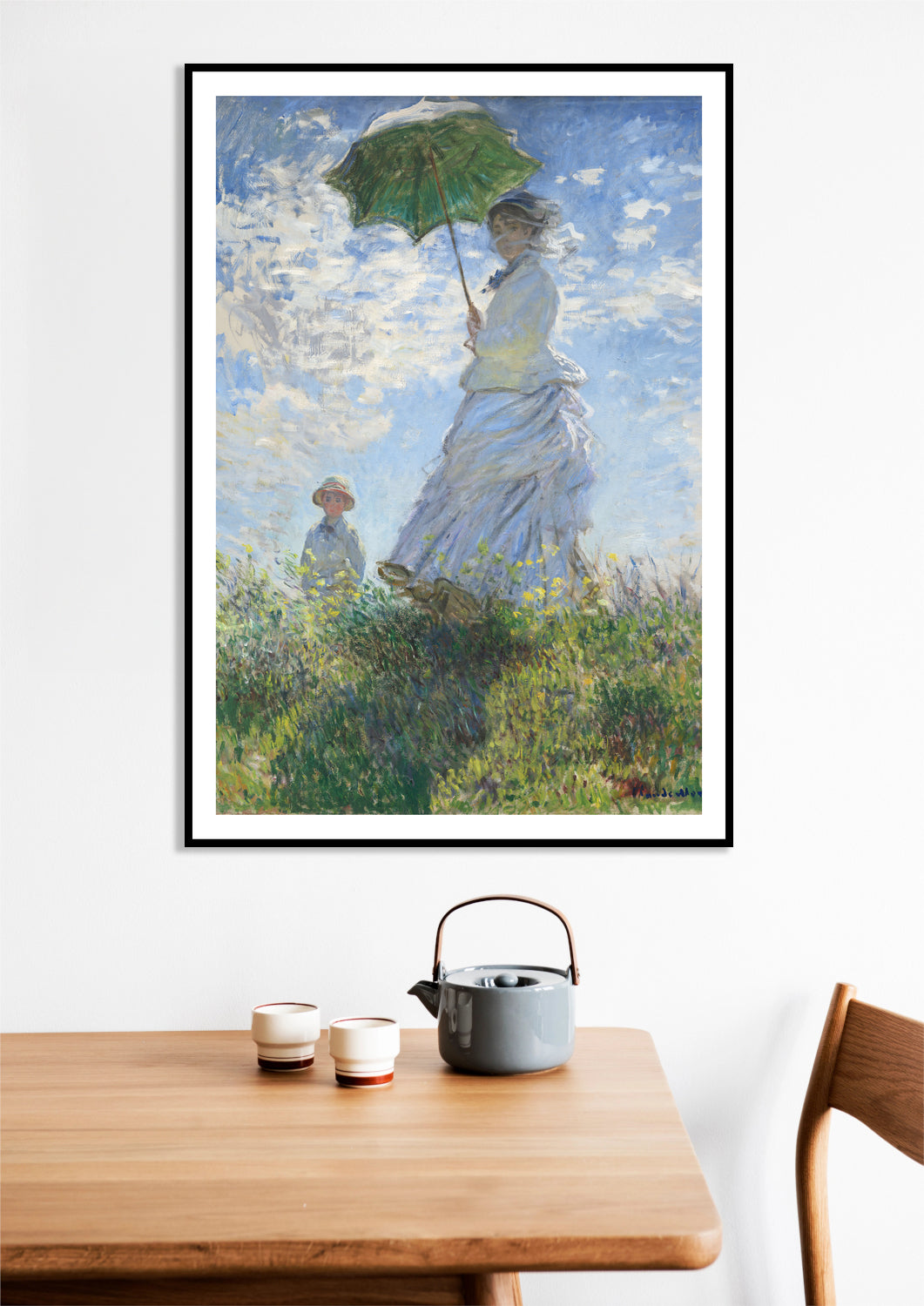 Plakat Kobieta z parasolką – Claude Monet