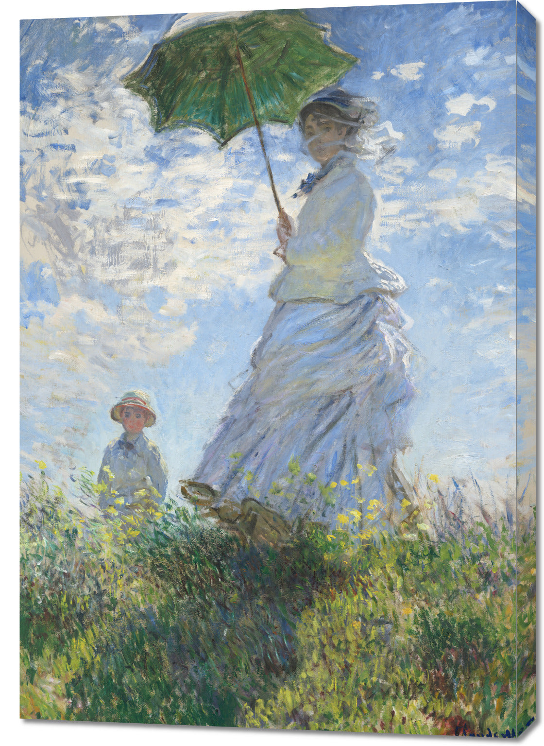 Obraz  Madame Monet and Her Son, Monet Vintage