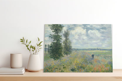 Obraz  Poppy Fields Near Argenteuil, Monet Vintage