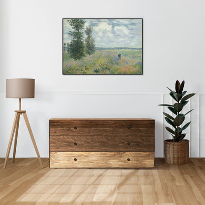 Plakat  Poppy Fields Near Argenteuil, Monet Vintage