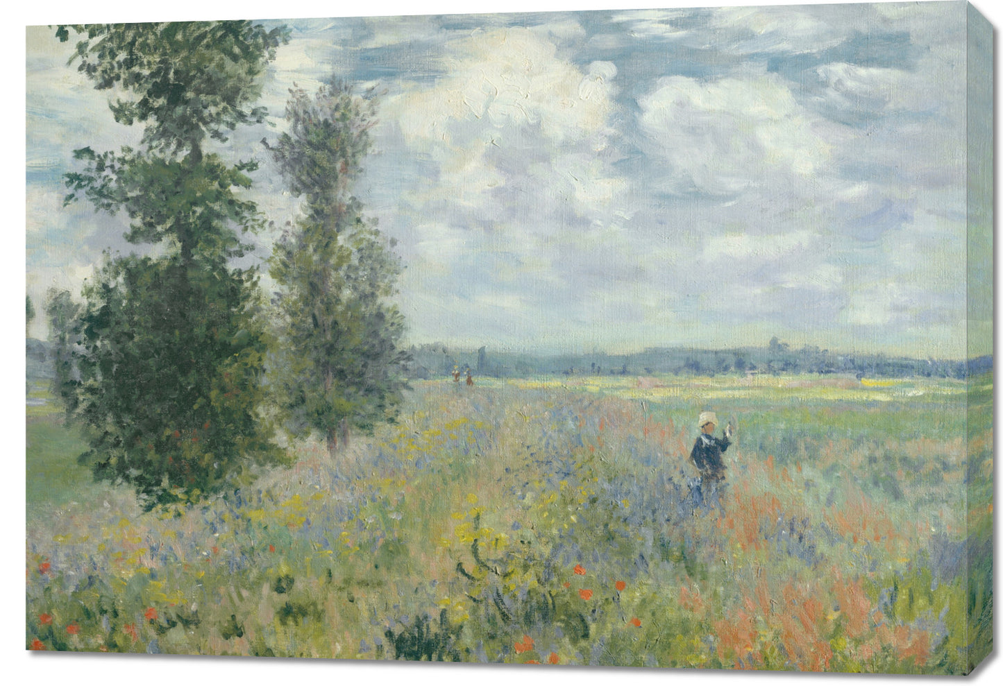Obraz  Poppy Fields Near Argenteuil, Monet Vintage
