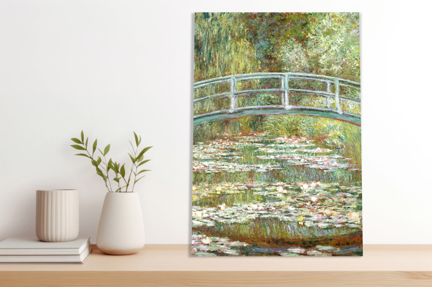Obraz  Bridge over a Pond of Water Lilies, Monet Vintage
