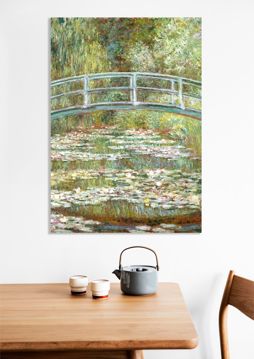 Obraz  Bridge over a Pond of Water Lilies, Monet Vintage