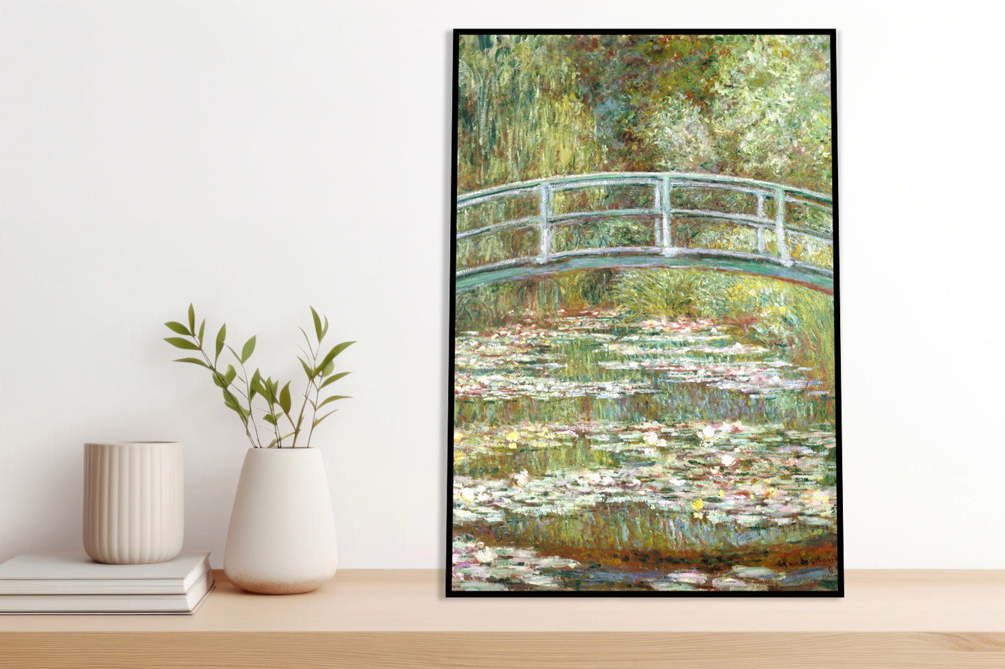 Plakat  Bridge over a Pond of Water Lilies, Monet Vintage