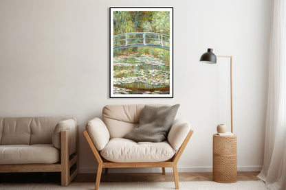 Plakat  Bridge over a Pond of Water Lilies, Monet Vintage