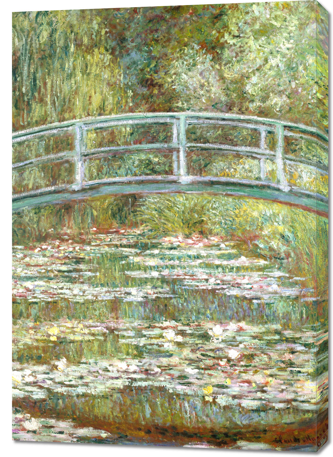 Obraz  Bridge over a Pond of Water Lilies, Monet Vintage