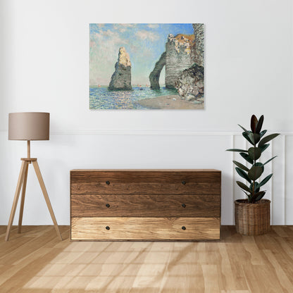 Obraz  The Cliffs at Étretat, Monet Vintage do Salonu