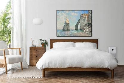 Plakat  The Cliffs at Étretat, Monet Vintage do Salonu