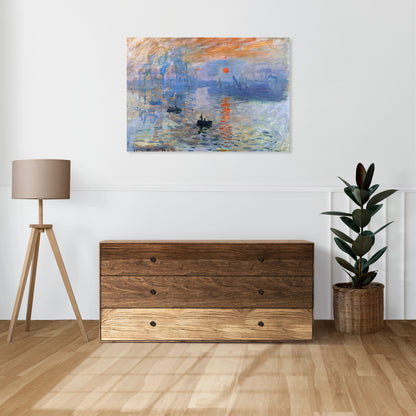 Obraz   Impression, Sunrise, Monet Vintage do Salonu