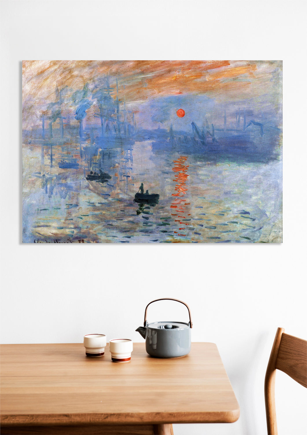 Obraz   Impression, Sunrise, Monet Vintage do Salonu