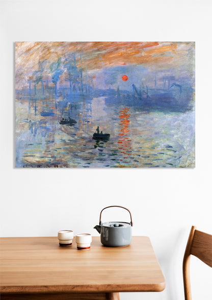 Obraz   Impression, Sunrise, Monet Vintage do Salonu