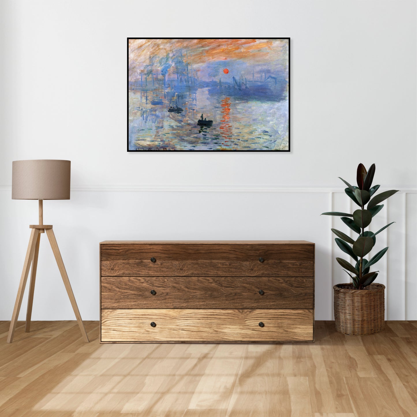 Plakat   Impression, Sunrise, Monet Vintage do Salonu