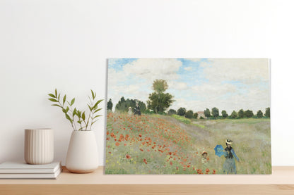Obraz  The Poppy Field near Argenteuil, Monet Vintage