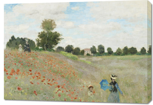 Obraz  The Poppy Field near Argenteuil, Monet Vintage