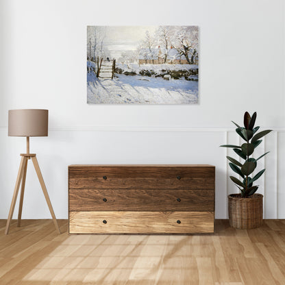Obraz  The Magpie, Monet Vintage do Salonu