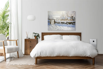 Obraz  The Magpie, Monet Vintage do Salonu