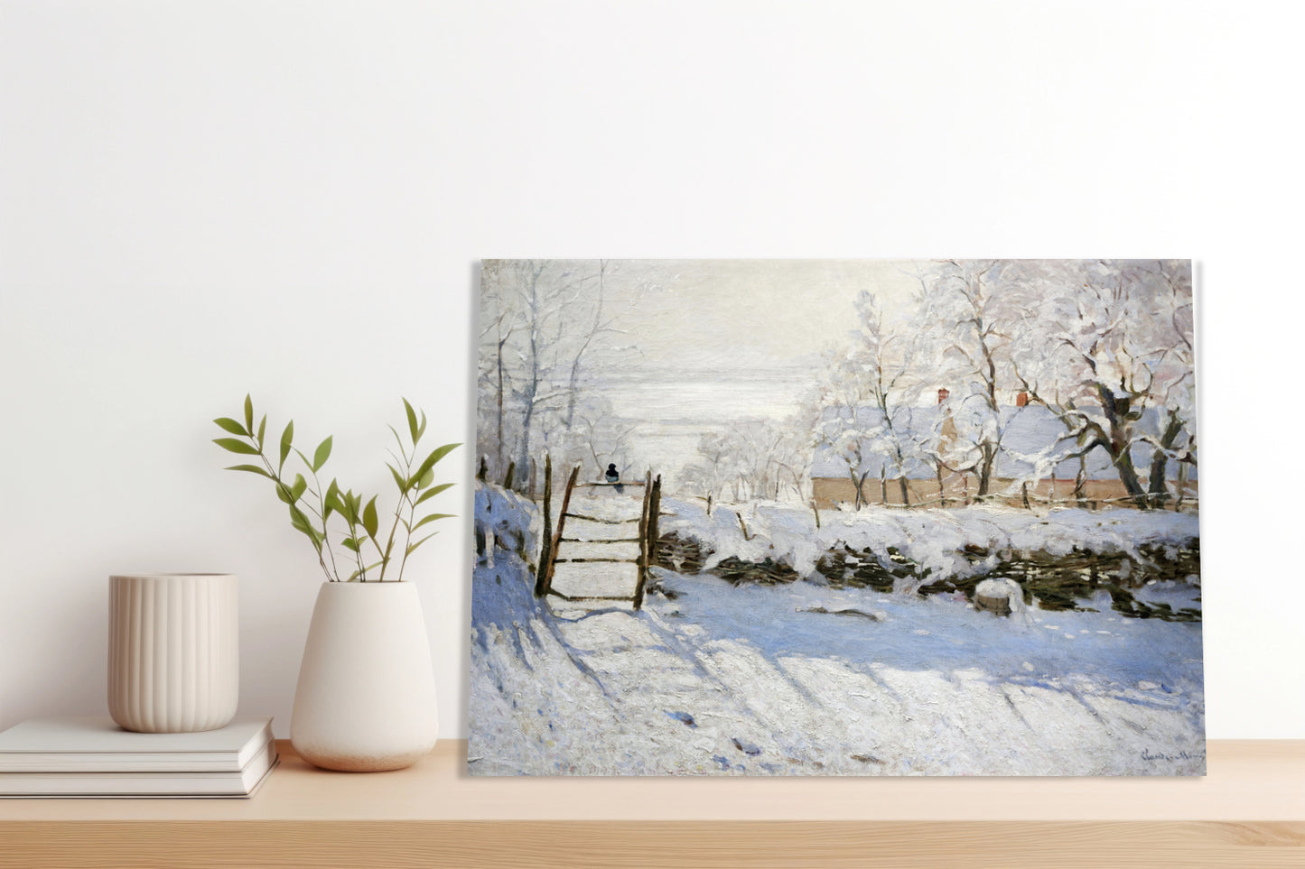 Obraz  The Magpie, Monet Vintage do Salonu