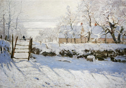 Plakat  The Magpie, Monet Vintage do Salonu