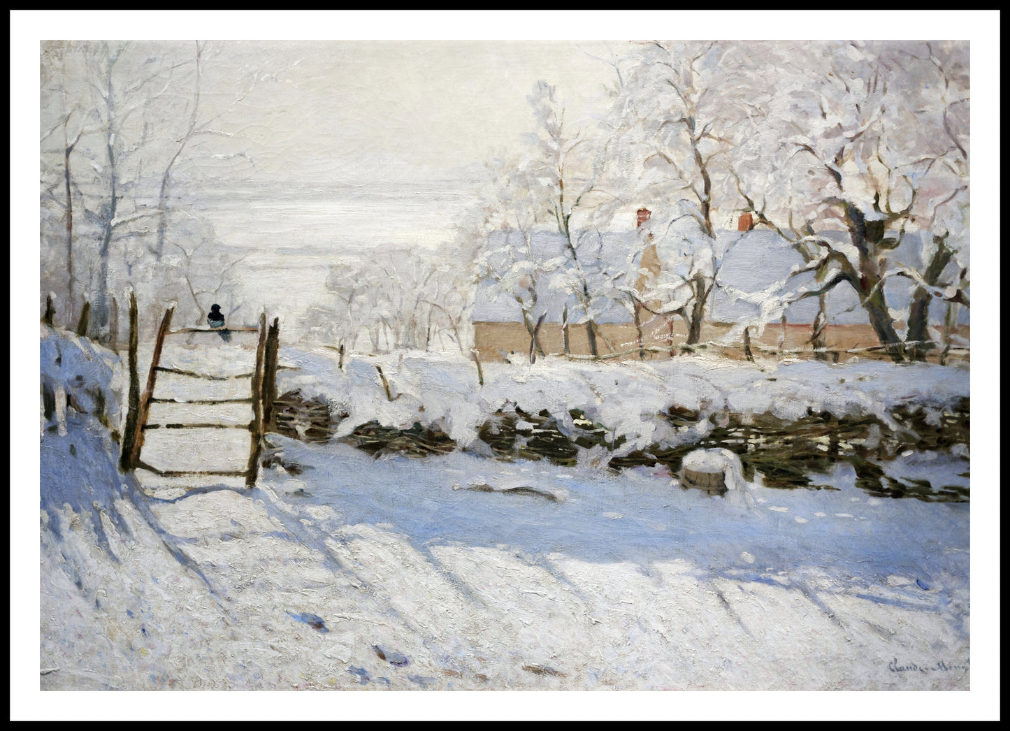 Plakat  The Magpie, Monet Vintage do Salonu