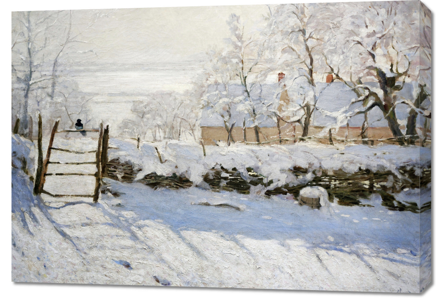 Obraz  The Magpie, Monet Vintage do Salonu