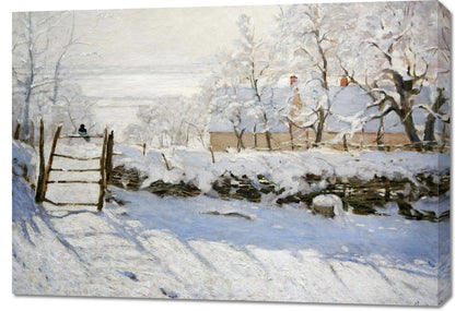 Obraz  The Magpie, Monet Vintage do Salonu