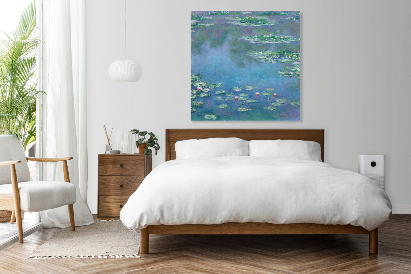 Obraz  Water Lilies, Monet Vintage do Salonu