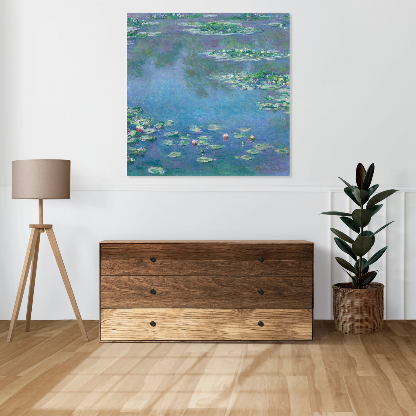 Obraz  Water Lilies, Monet Vintage do Salonu